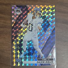 2025 Panini Mosaic Calvin Ridley Tennessee Titans #216 Silver Prizm