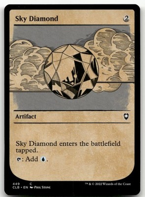 Sky Diamond (Showcase) #449 (NM) Baldur's Gate CLB Magic MTG