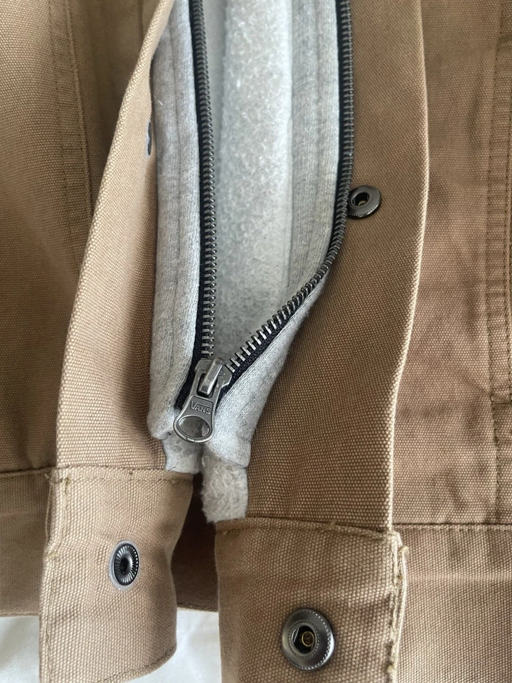 Vans Men’s The AV Edict II Canvas Twill Large Hooded Trucker Jacket - Image 4 of 4