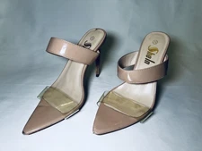 SHEIN Clear Nude 4in Heels Size 7.5