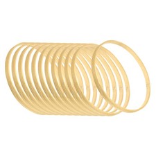 5.9" Floral Hoop Ring DIY Craft Wedding Wreath , 12Pcs
