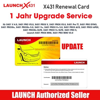 LAUNCH X431 1 Jahr Software Update für X431 PRO 5 PRO3S+ V5.0 V V+ PROS V MINI