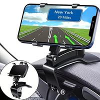 360° Clamp Dashboard Mobile In-Car Phone Holder Mount Stand Cradle GPS Universal
