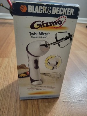 NEW Black & Decker Gizmo Twist Cordless Hand Mixer Beater GM100 Whisking Kitchen
