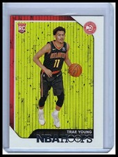 #250 Trae Young 2018-19 Hoops Atlanta Hawks Near Mint or Better Rookie Card. rookie card picture