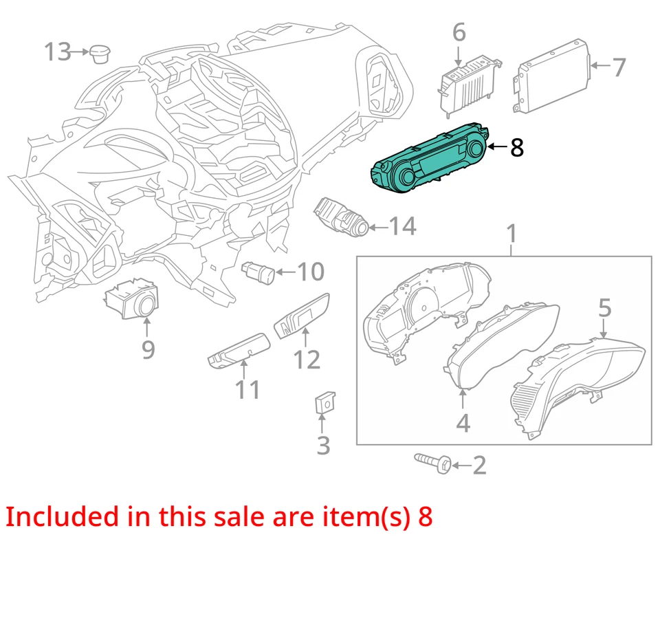 Controle de temperatura compatível com 13-16 C-MAX 2713820 - Imagem 2 de 4