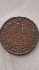 1953 South African 1/4d Queen Elizabeth ll RARE COLLECTION