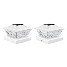 Outdoor Fence Post  Light Warm White and Cool White Lighting Wateproof6717