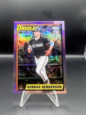 Gunnar Henderson 2025 Topps Chrome 1990 35th #90CB-3 Orioles