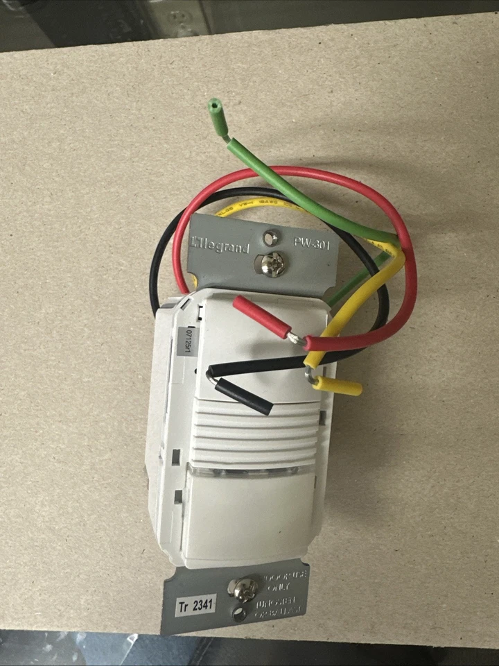 Wattstopper PW-301-W Passive Infrared Wall Switch Sensor 120/277 - Image 2 of 2