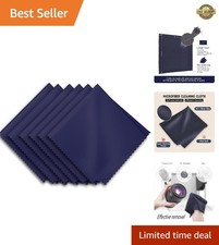 6-Pack of Ultra-Soft 12"x12" Microfiber Cloths for Eyeglasses and Screens