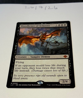Magic the Gathering MTG Bloodletter of Aclazotz x1 Mythic Karte NM/M Höhlen