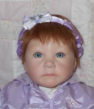 Playhouse HUMAN Hair UNKNOWN Doll Wig SIZE 14/15 LIGHT AUBURN/BROWN Short Hair