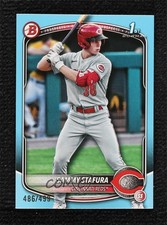 2025 Bowman Prospects Sky Blue 486/499 Sammy Stafura #BP-100 0lj0