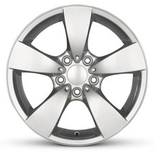 2004-2010 Bmw 5 Series 17 Silver Oem Factory Wheel Rim 36116762001 2004-2010 Bmw 5 Series 17 Silver Oem Factory Wheel Rim 36116762001