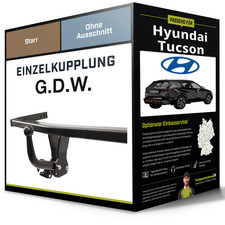 Starre Anhängerkupplung für HYUNDAI Tucson 05.2015-07.2018 Typ TL/TLE G.D.W. NEU