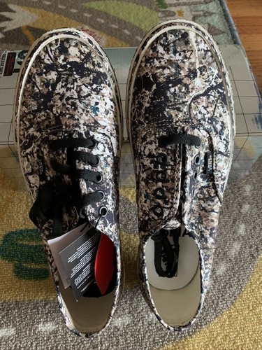 NIB Vans Authentic Moma Jackson Pollock Floral Men's 9.0, women 10.5 unisex  | eBay