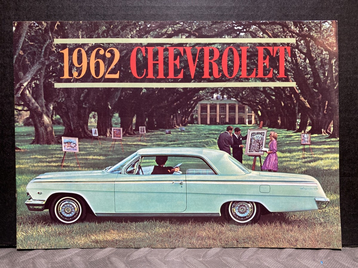 ORIGINAL VINTAGE BROCHURE 1962 CHEVROLET IMPALA BEL AIR