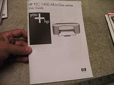 HP PSC 1400 All in One Series User Guide 2005 copyright date | eBay