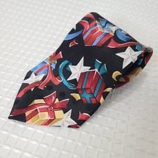 Vintage J.T. Beckett 100% Silk USA Made Mens Tie Christmas Presents Stars 56"x4"