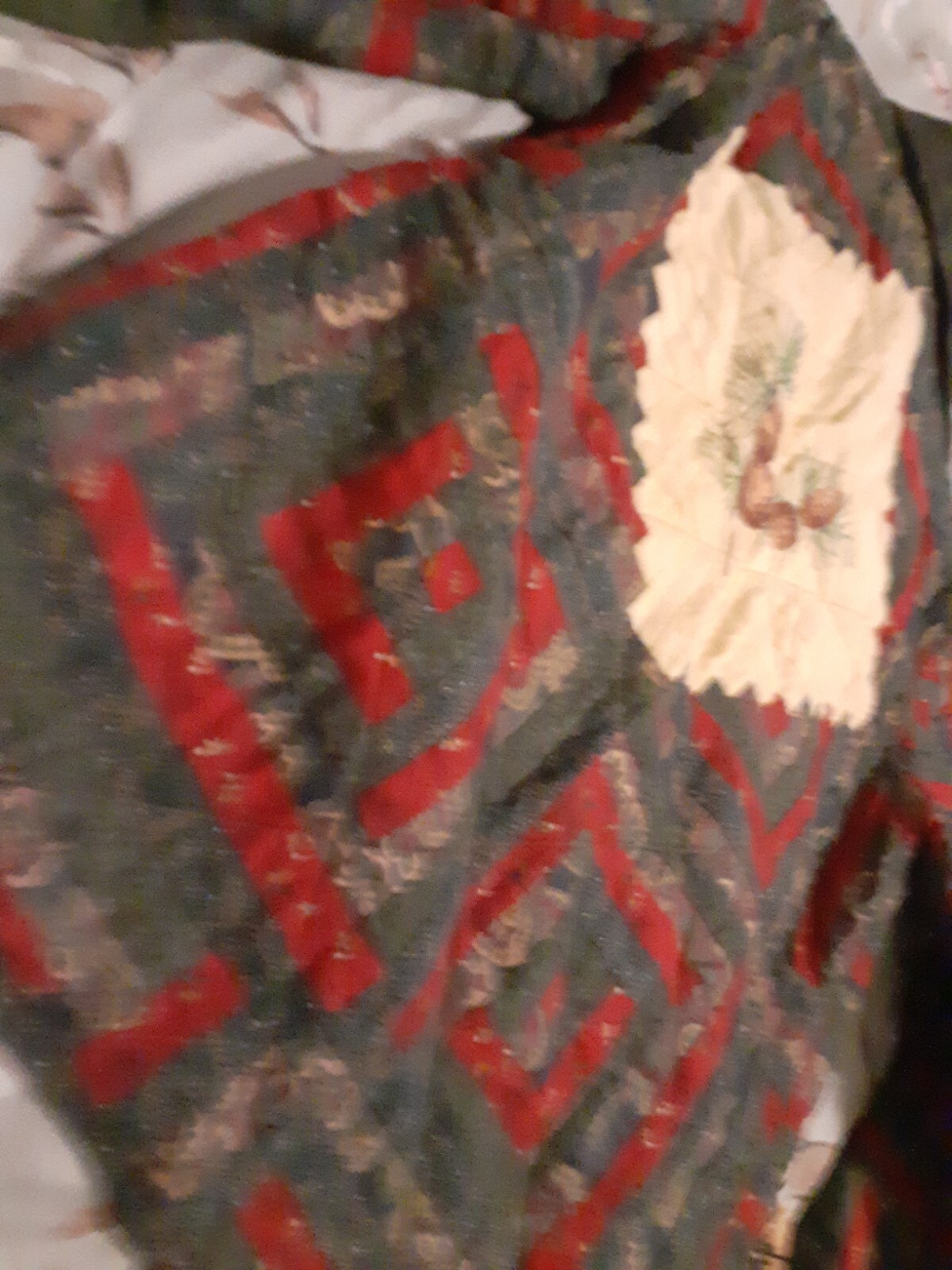 Donna Sharp Quilted Patchwork Jacket Pinecone The… - image 16