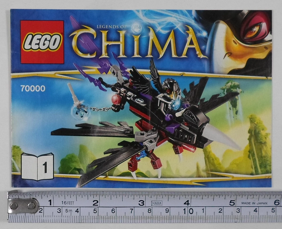 LEGO 2013 70000 LEGEND OF CHIMA RAZCAL S GLIDER INSTRUCTIONS