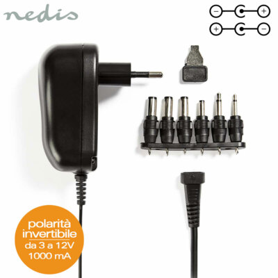 Alimentatore AC-DC 4.5V 300mA: Adattatore Di Ricambio Con Connettore 3.5mm X 1.3mm