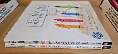 The Day The Crayons Quit & Came Home, Lot of 2 Adorable Books By Drew ...