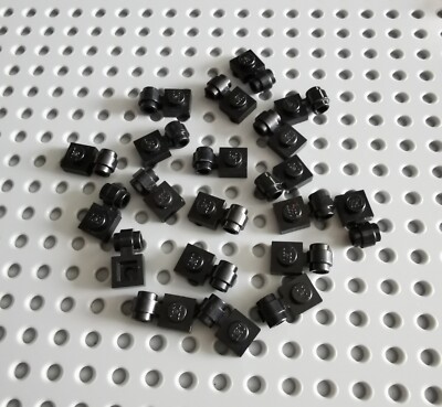 LEGO Platte Öse Ösenhalter schwarz 15x black 1x1 Light Attachment Thick 4081b R3