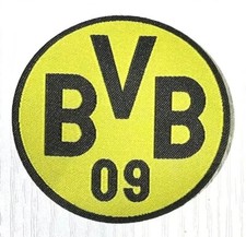BORUSSIA/DORTMUND F.C. (BVB) HOME FOOTBALL/SOCCER ULTRA SLIM IRON-ON PATCH.