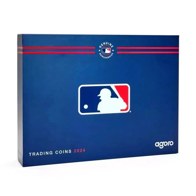 Agoro MLB Trading Coin Box - 2 Coins Per Box