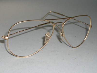 gold aviator frames