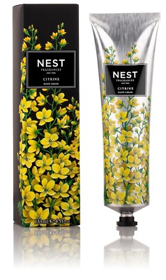 Nest Fragrances CITRINE Perfume Hand Cream 4.5 oz. Sealed Box Rare & HTF