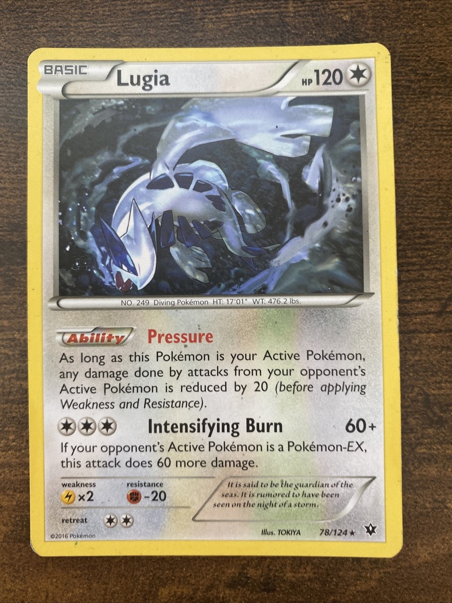 Lugia - 78/124 - Non Holo Rare - XY Fates Collide - Pokemon TCG NM