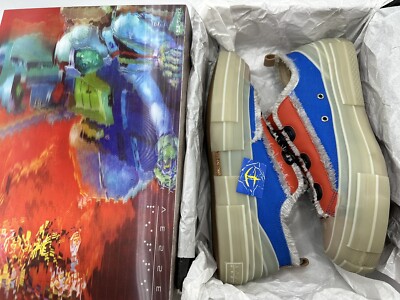 NEW XVESSEL X  GUNDAM G.O.P LOWS US 10 EU 44 RARE BLUE SOLD OUT $369 RETAIL