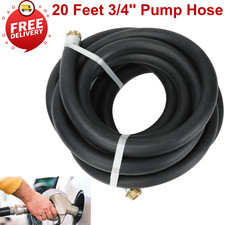 3/4'' x 20' Fuel Transfer Hose Fluid Oil Pump/Tank Tube Hose, Liquid Transfer