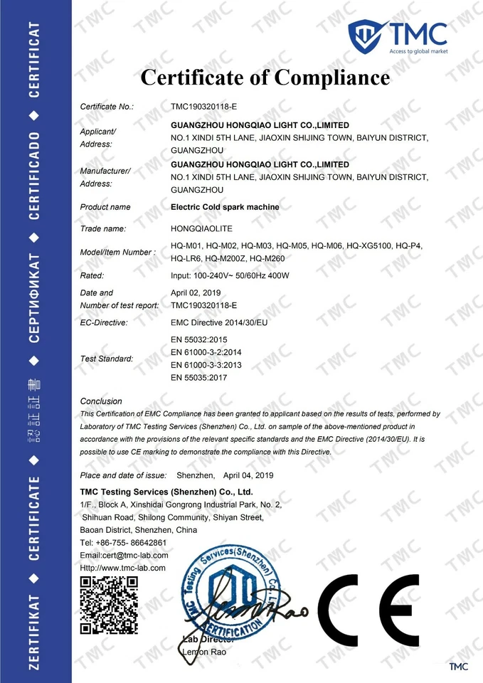 2pcs Cold Spark Machine Stage Effect Aluminum Alloy Party Wedding Equipment DJ - Image 2 of 4