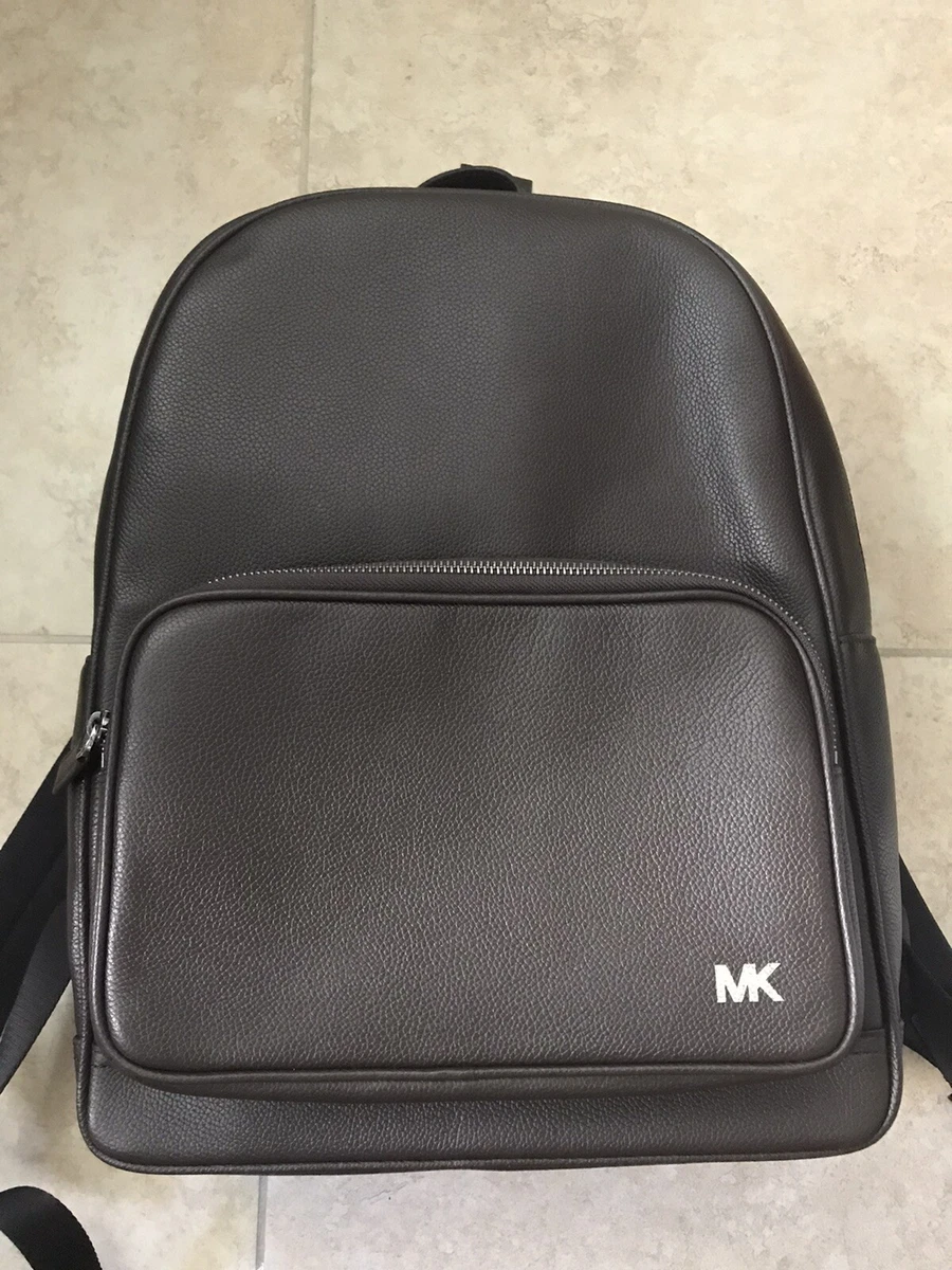Michael Kors Mens Brown leather backpack