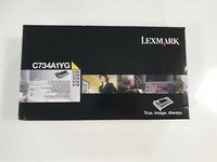 Lexmark C734 Yellow Toner (Lexmark C734A1YG) Original Verpackt (UnbeschäDigt)