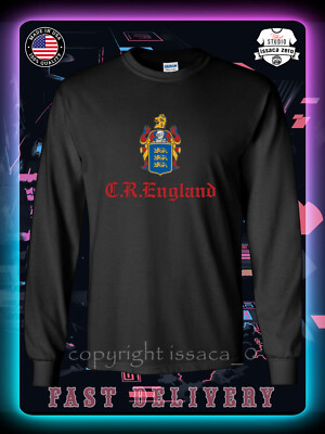 New C.R. England Trucking Logo Men's Long Sleeve T-Shirt American issaca T-Shirt
