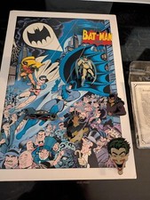 klasyczny lit batman i 7 wysokiej jakości odznak