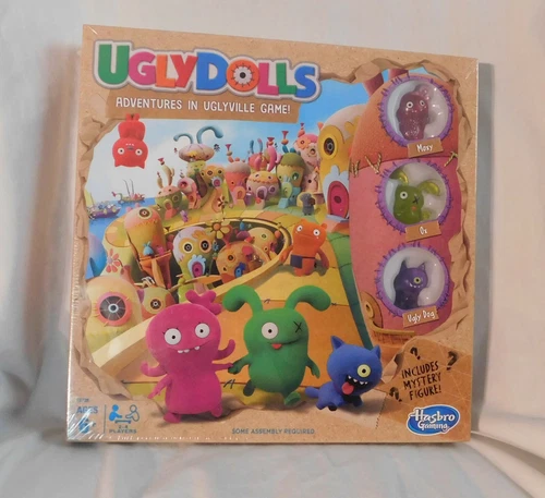 UglyDolls: Adventures in Uglyville Board Game Hasbro 6Y+ inc 4 Ugly Figures 2019