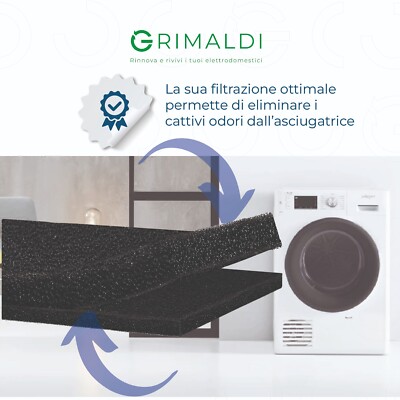 Filtro Per Asciugatrice Bauknecht 481010716911 - Ricambio Originale In Schiuma, Per Modelli Whirlpool - Foto 9