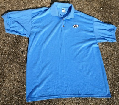 miller lite golf polo