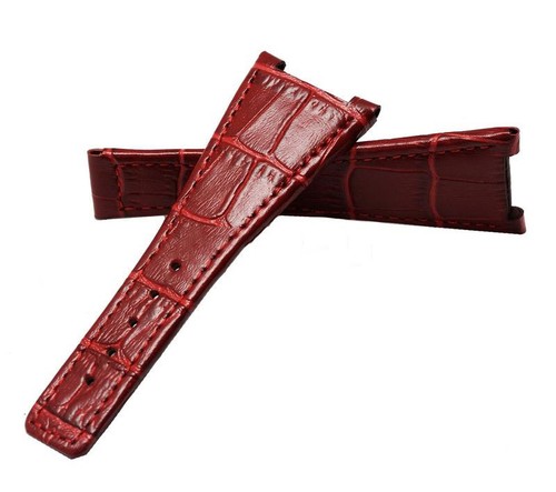 Genuine leather strap band bracelet (fits) Omega constellation Quadra 28mm - Picture 8 of 10