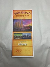2007 SAN DIEGO Ca OFFICIAL MAP Tourist Traveling Foldout M93