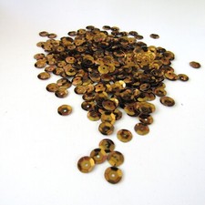 Sequins Brown 1 8mm Round Cup 400 pieces or 4,000 25 Off pieces Loose HQ