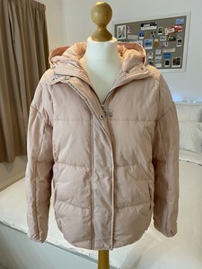 baby pink puffer jacket