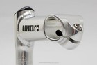 Kalloy Uno Silver NOS Quill Stem - 90 mm 1 1/8" Classic 1990s Handlebar