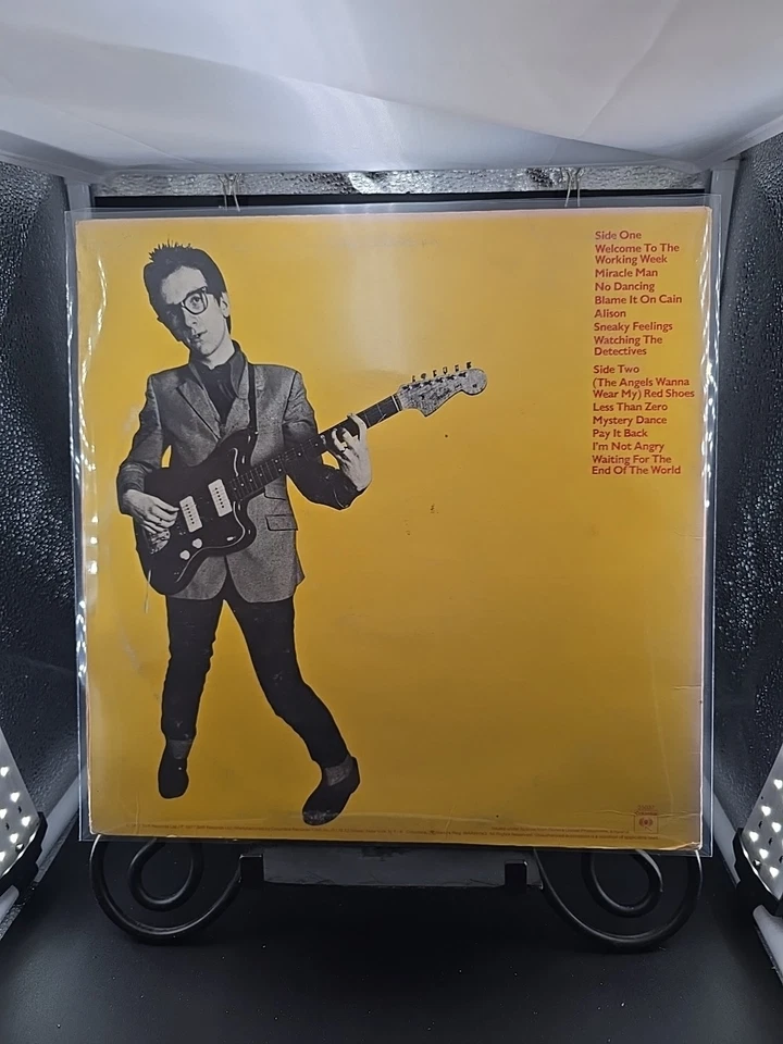 Elvis Costello My Aim Is True 1977 LP Columbia JC 35037 Terre Haute Press VG/VG - Image 2 of 4